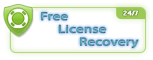 Free License Recovery 27/7 Service.