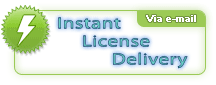 License Code will be sent to you automatically, within minutes upon your purchase.