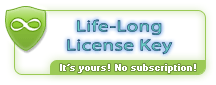 Life-Long License Key. The key is yours for a lifetime, it will not expire. We don't sell subscriptions. Licenses are linked only to program version, which imposes no limit on usage period.