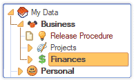 Outliner - tree data representation by topic