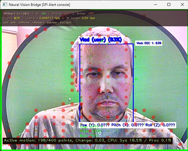 SpiAlert debug screenshot